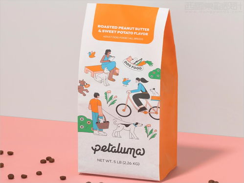 美国Petaluma植物性宠物狗粮 从Logo到包装的生态美学设计解析